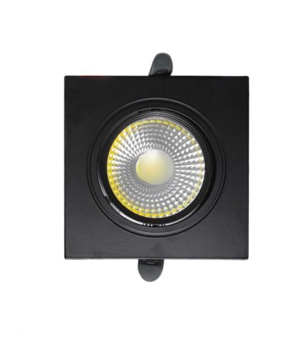 Đèn led âm trần mặt vuông chỉnh góc 10W vỏ đen Vina-Led VNL-DLS-10WSA